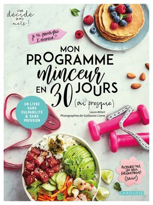 cover image of Mon programme minceur 30 jours